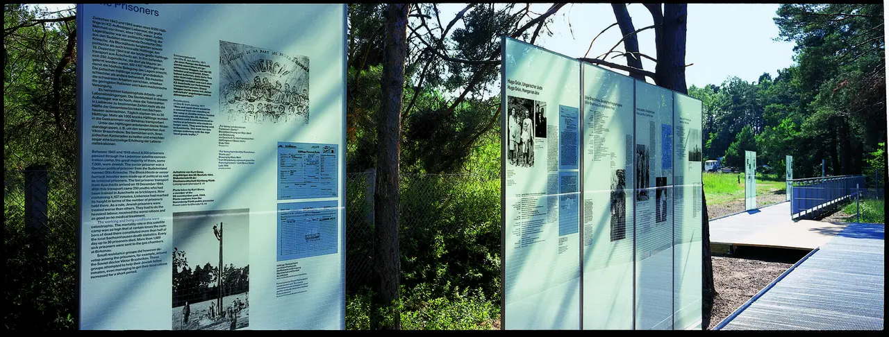 Dokumentationsstätte KZ-Außenlager Lieberose 1943-1945, Jamlitz Kiefernweg.