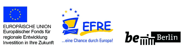 Logo EFRE-Berlin mit Senatslogo