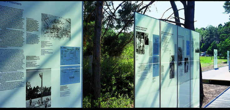 Dokumentationsstätte KZ-Außenlager Lieberose 1943-1945, Jamlitz Kiefernweg.