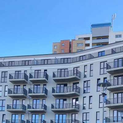   Die Fassade des neuen Gebäudes in der Titiseestraße in Berlin Reinickendorf.