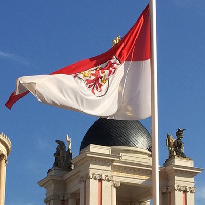 Brandenburg-Flagge in Potsdam, (c) Johan Wagner/EKBO