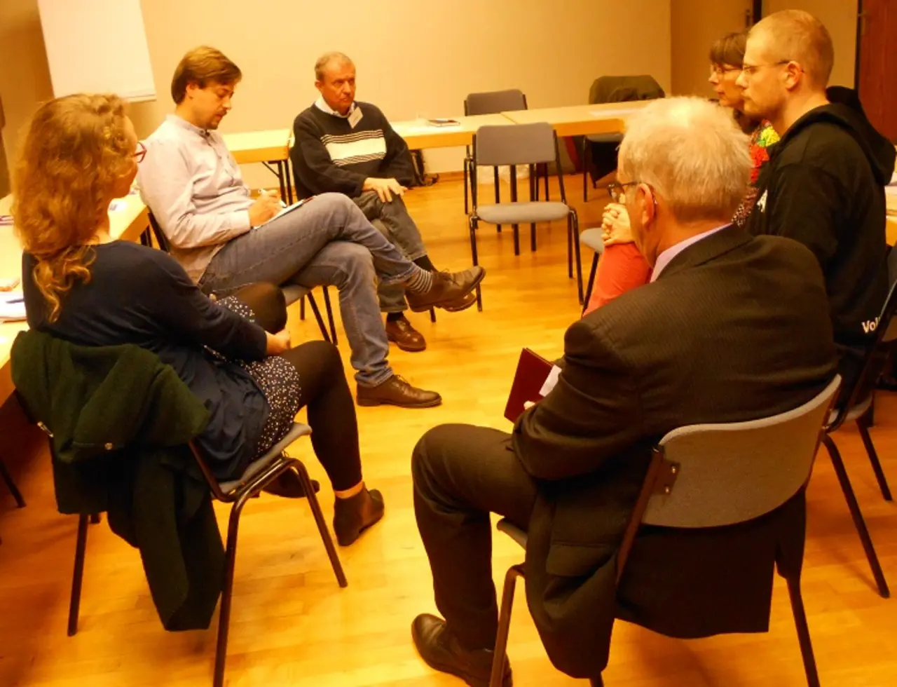 Stammtisch zum kollegialen Austausch, Gruppe 3, Foto: EKBO