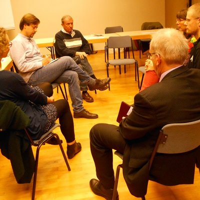 Stammtisch zum kollegialen Austausch, Gruppe 3, Foto: EKBO